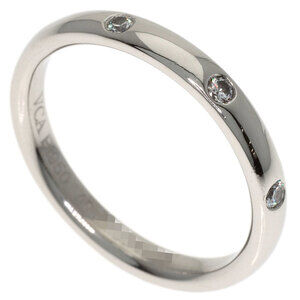 VAN CLEEF & ARPELS Silver Diamond Ring #48
